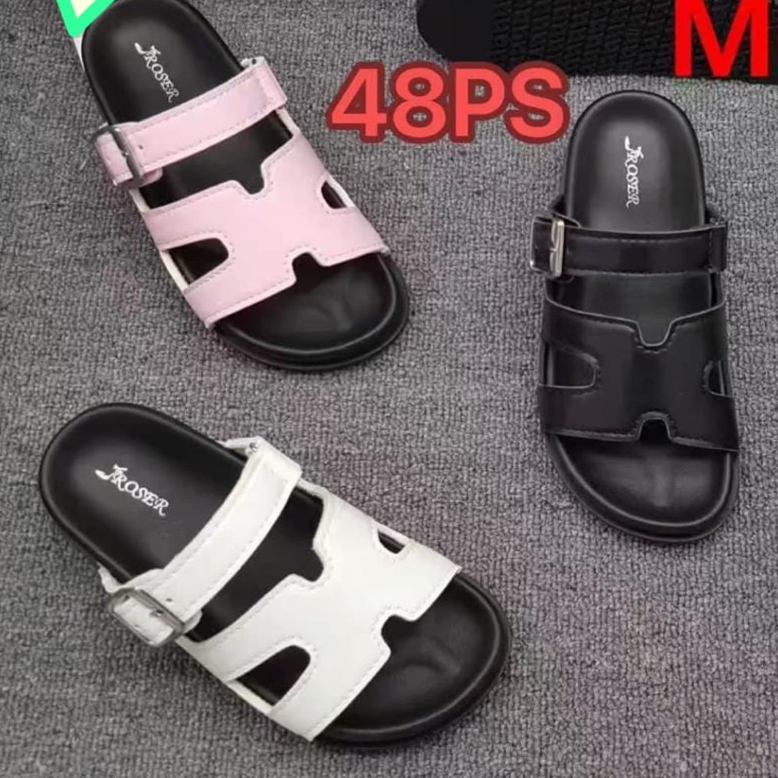 Roser M01-27A Kids H-Strap Casual Slides