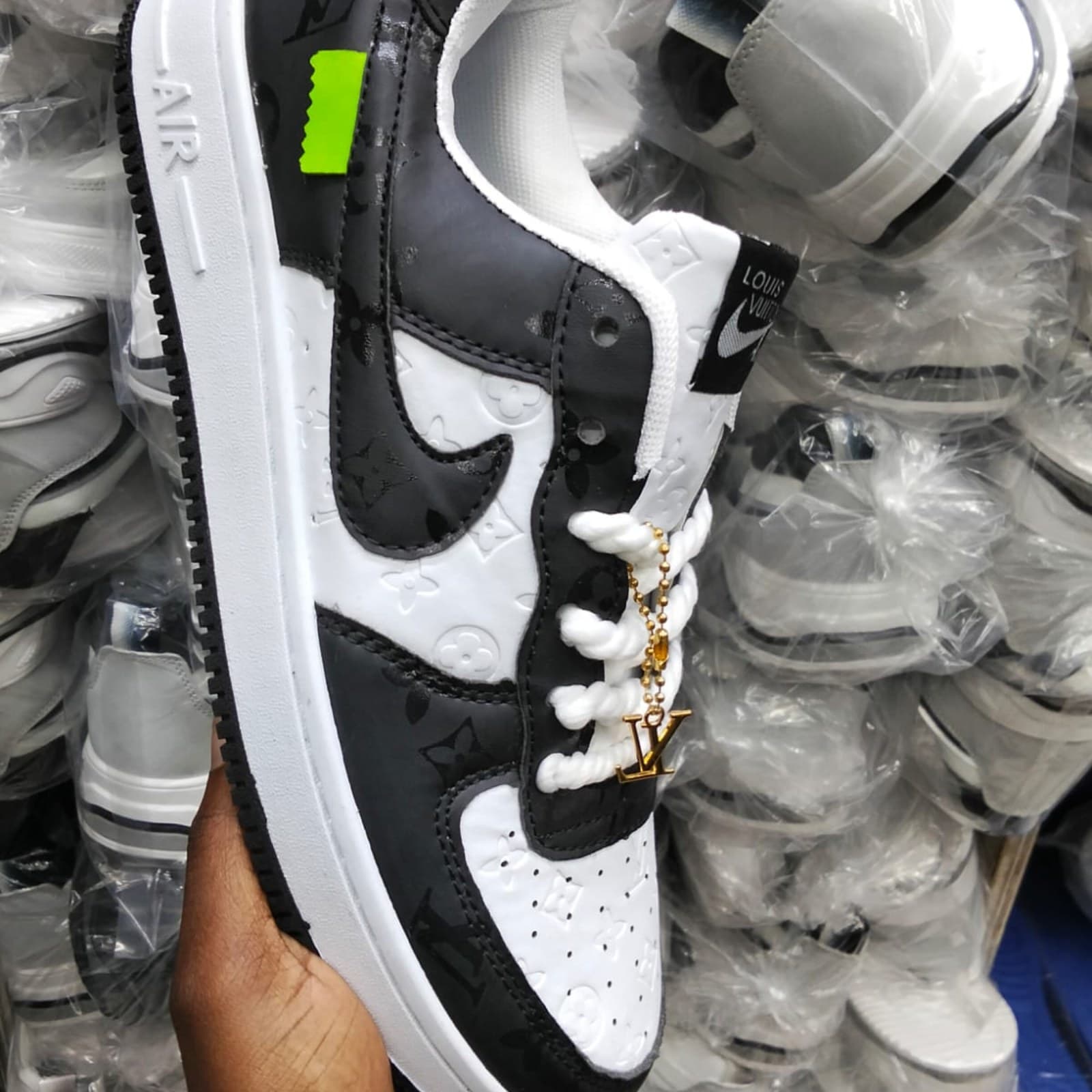 Louis Vuitton x Nike Air Force 1 Low view 2