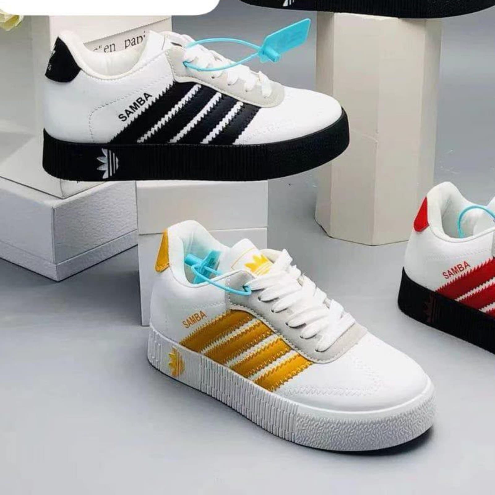 Adidas Samba Chunky Platform Unisex Sneakers image 1