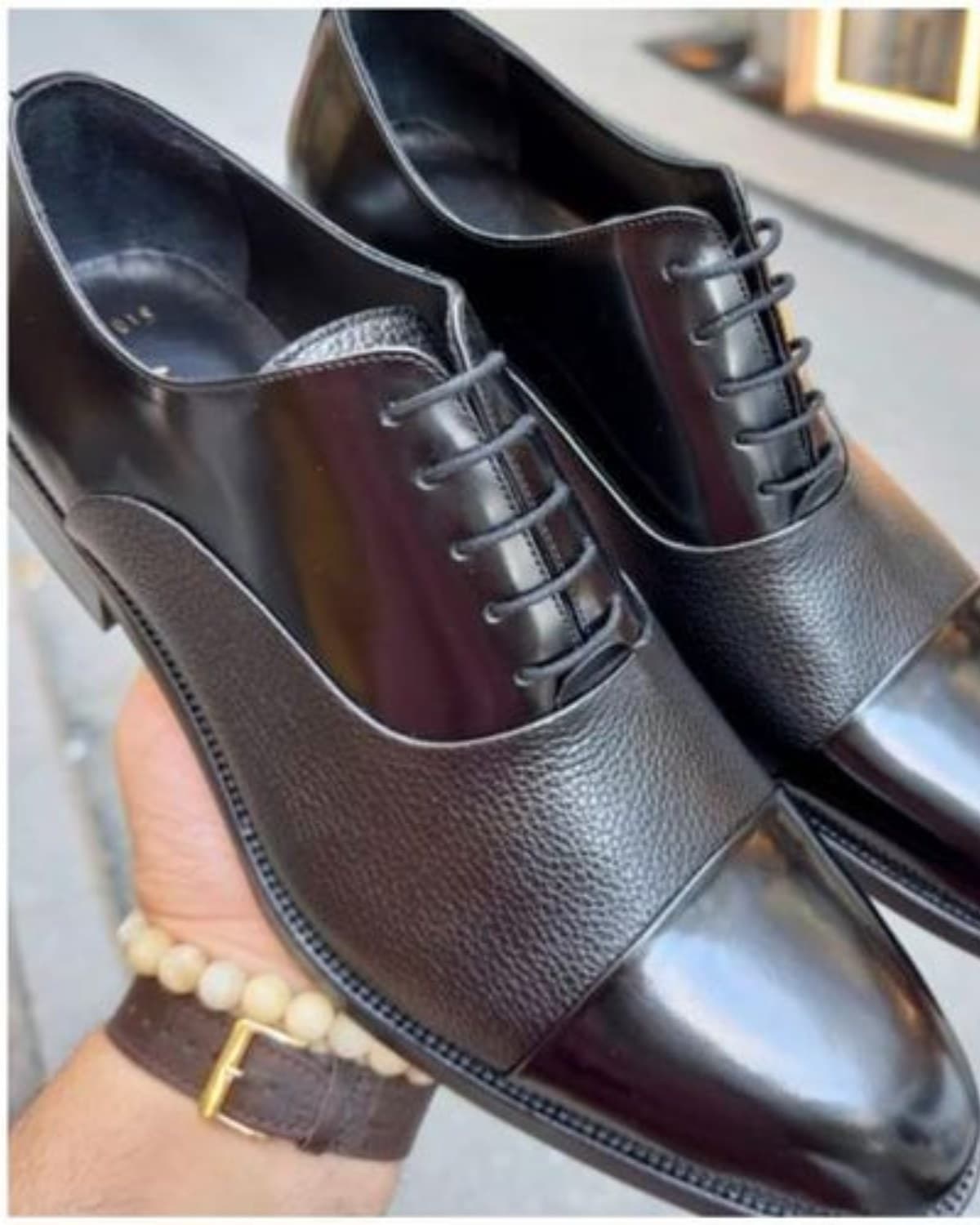 Brown Cap-Toe Oxford