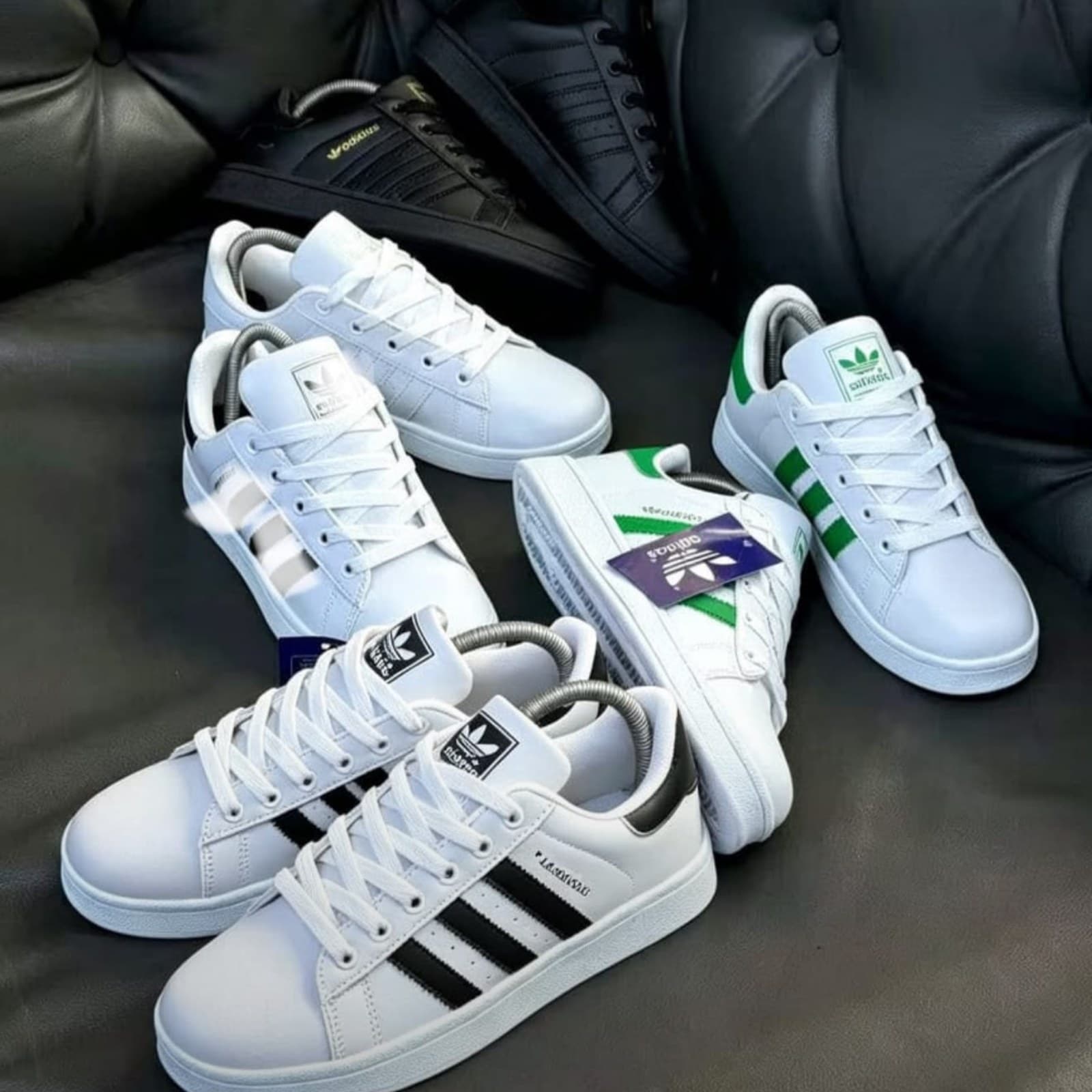 Classic Three-Stripe Casual Lifestyle Sneakers