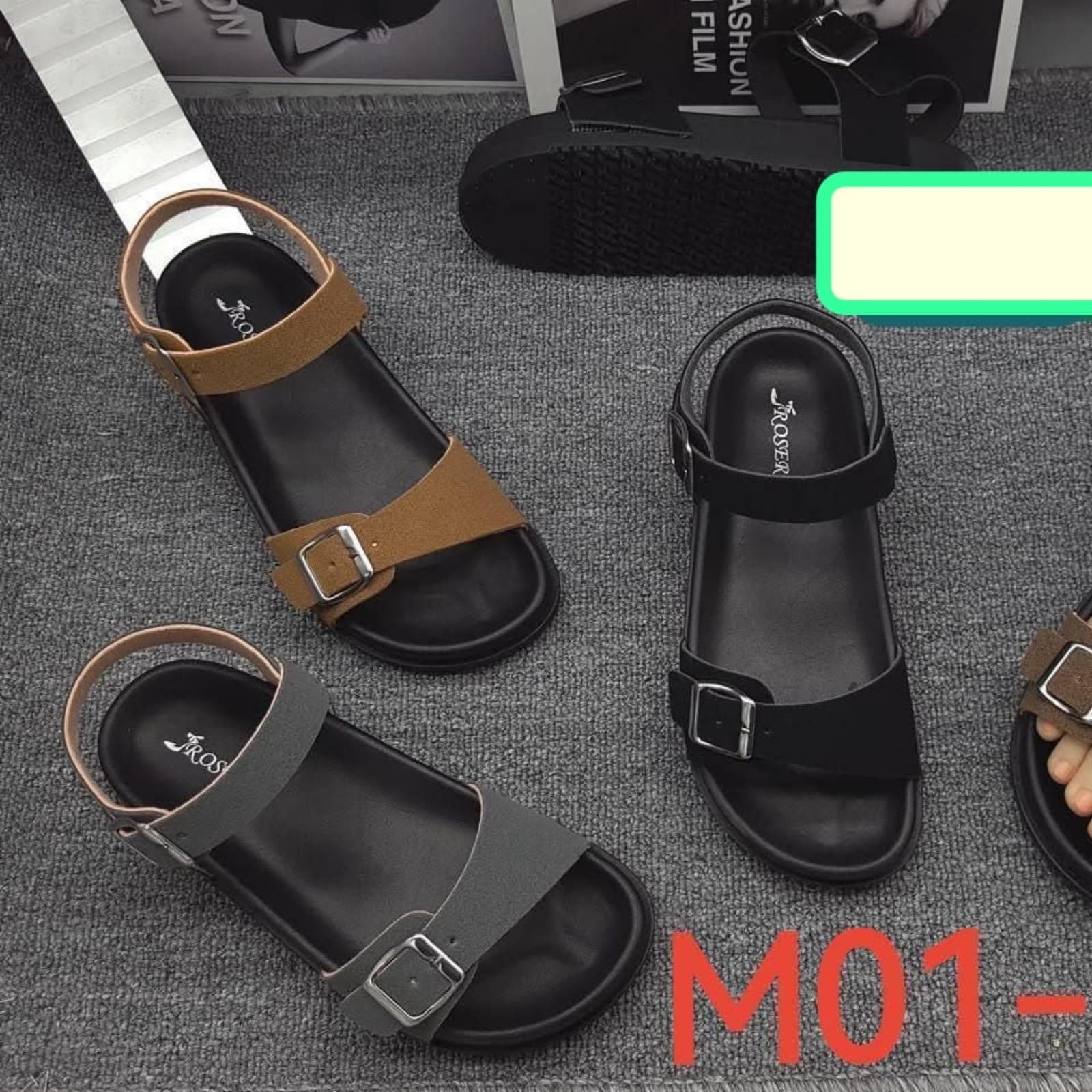 Roser M01-104 Casual Buckle Strap Sandals