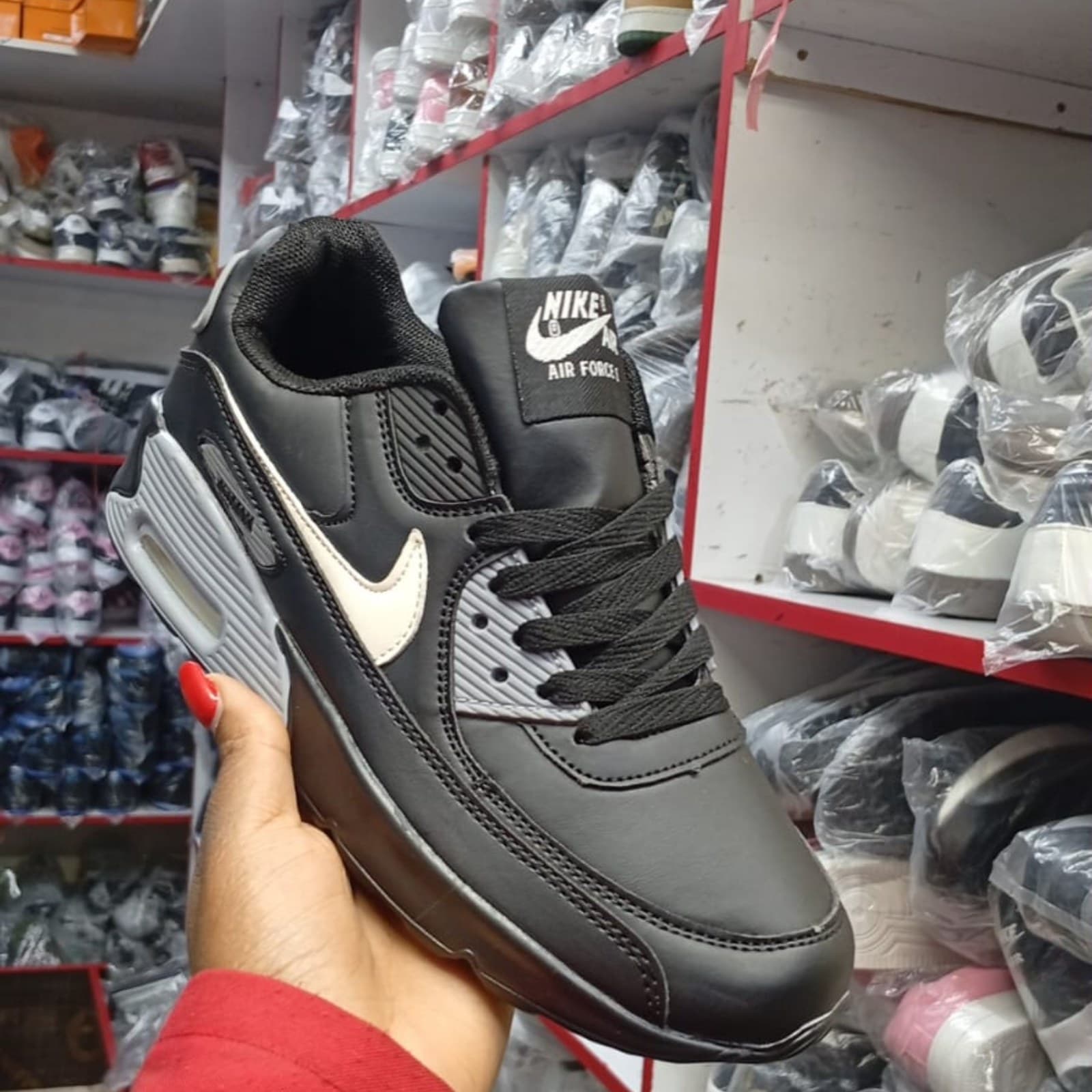 Men's Air Max 90 Style Cushioning Running Sneakers.